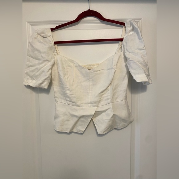 Linen Aritzia crop top - Picture 2 of 6